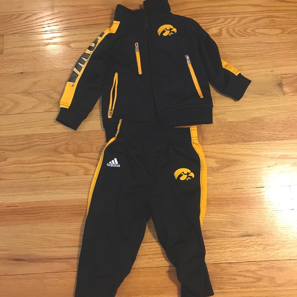 Iowa Hawkeye track suit - baby 18 mo